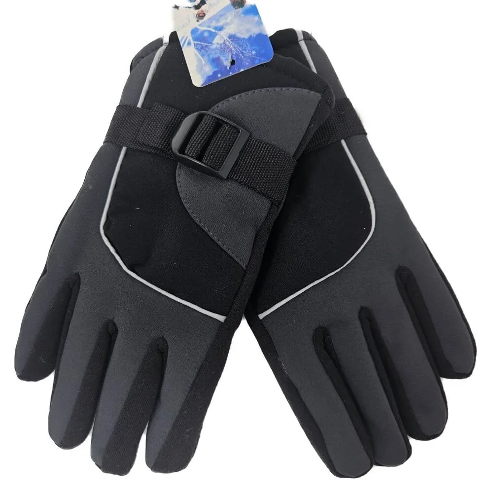 Kids Fleece-Lined Winter Gloves, Various Colors, 9